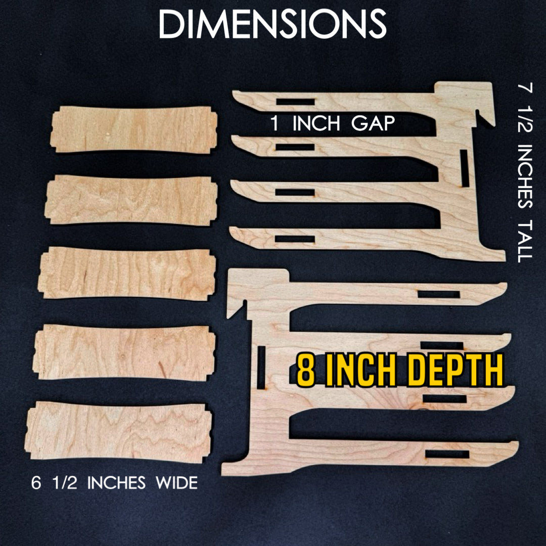 Track Saw/Track Combo Storage with French Cleat