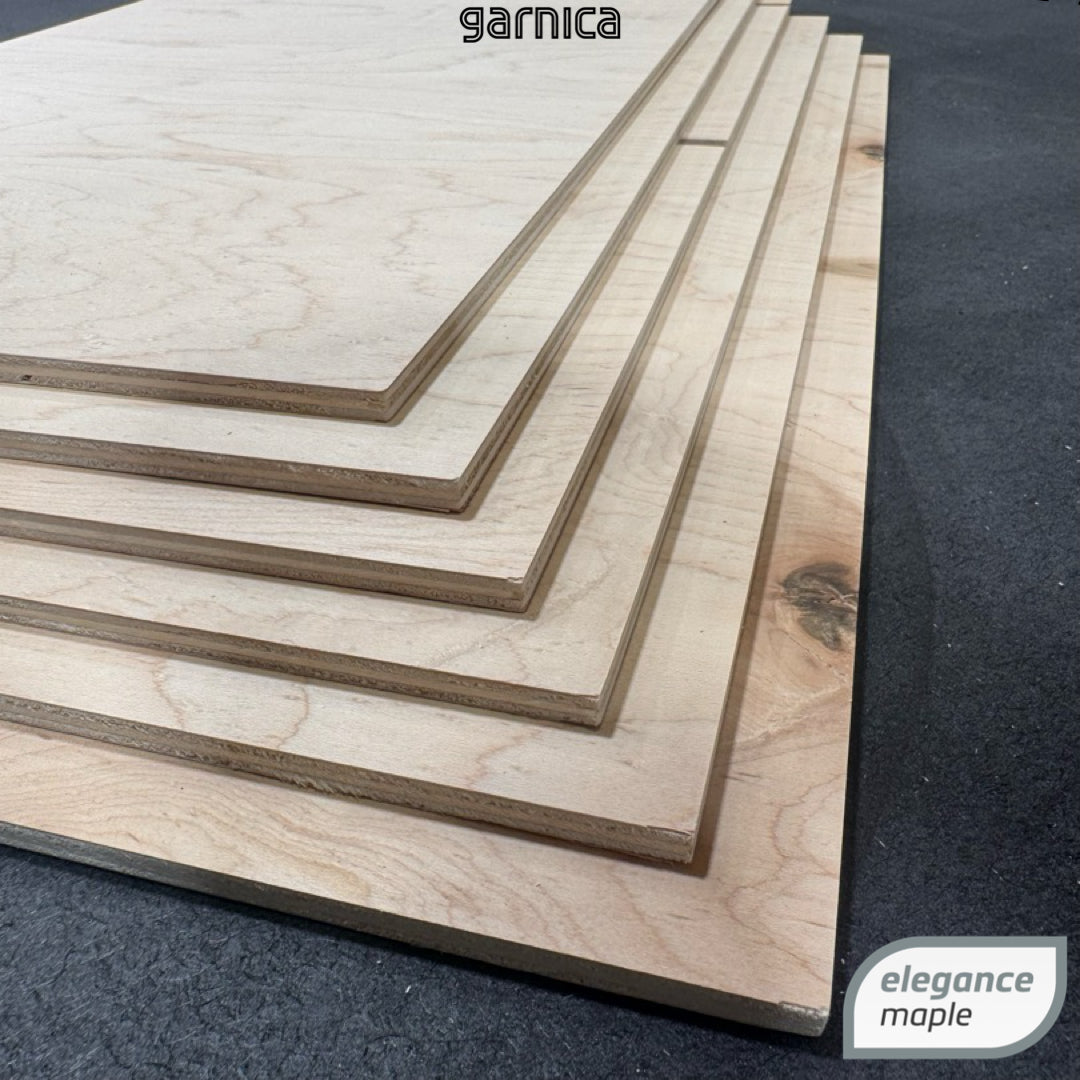 24”x 12” 1/4” Superior Project Panels 6ct. Poplar Core Maple Veneer