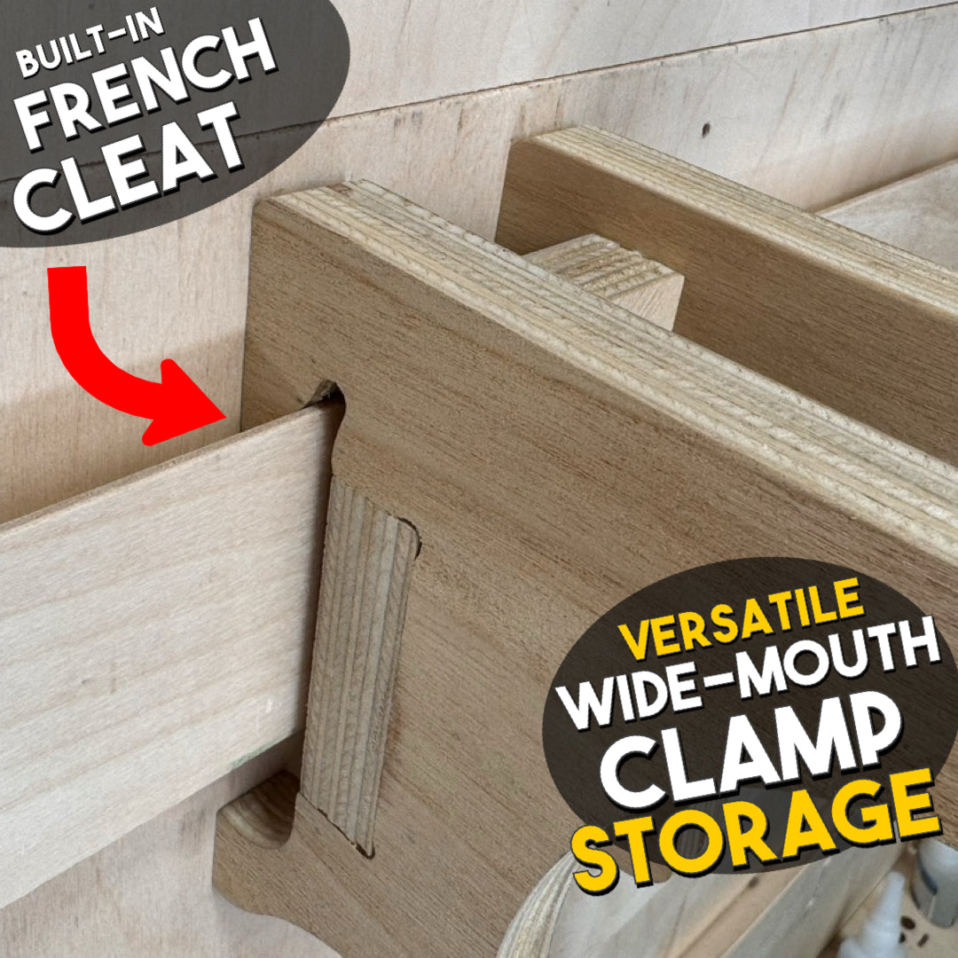 CLAMP BRACKET with French Cleat
