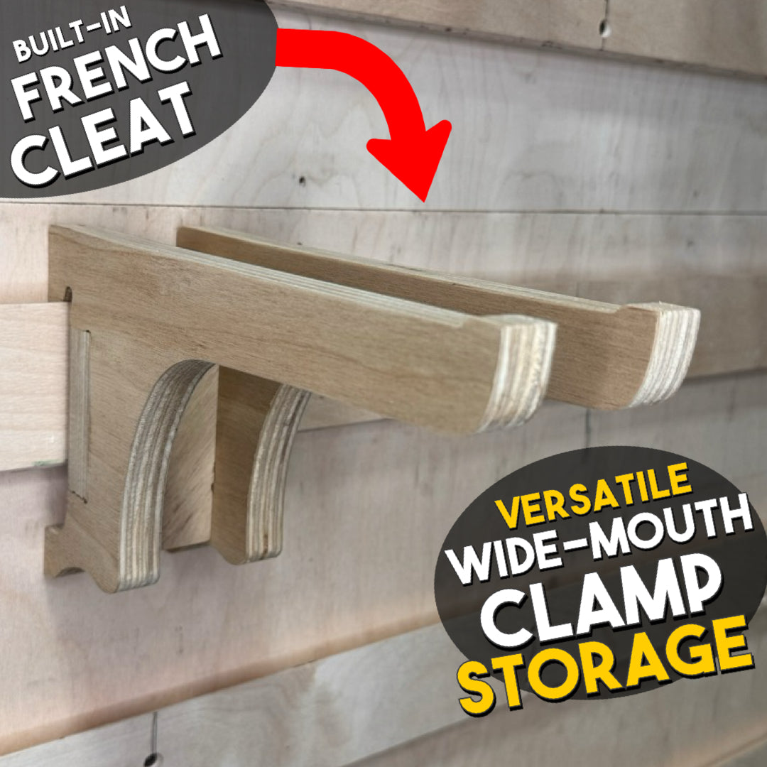 CLAMP BRACKET with French Cleat