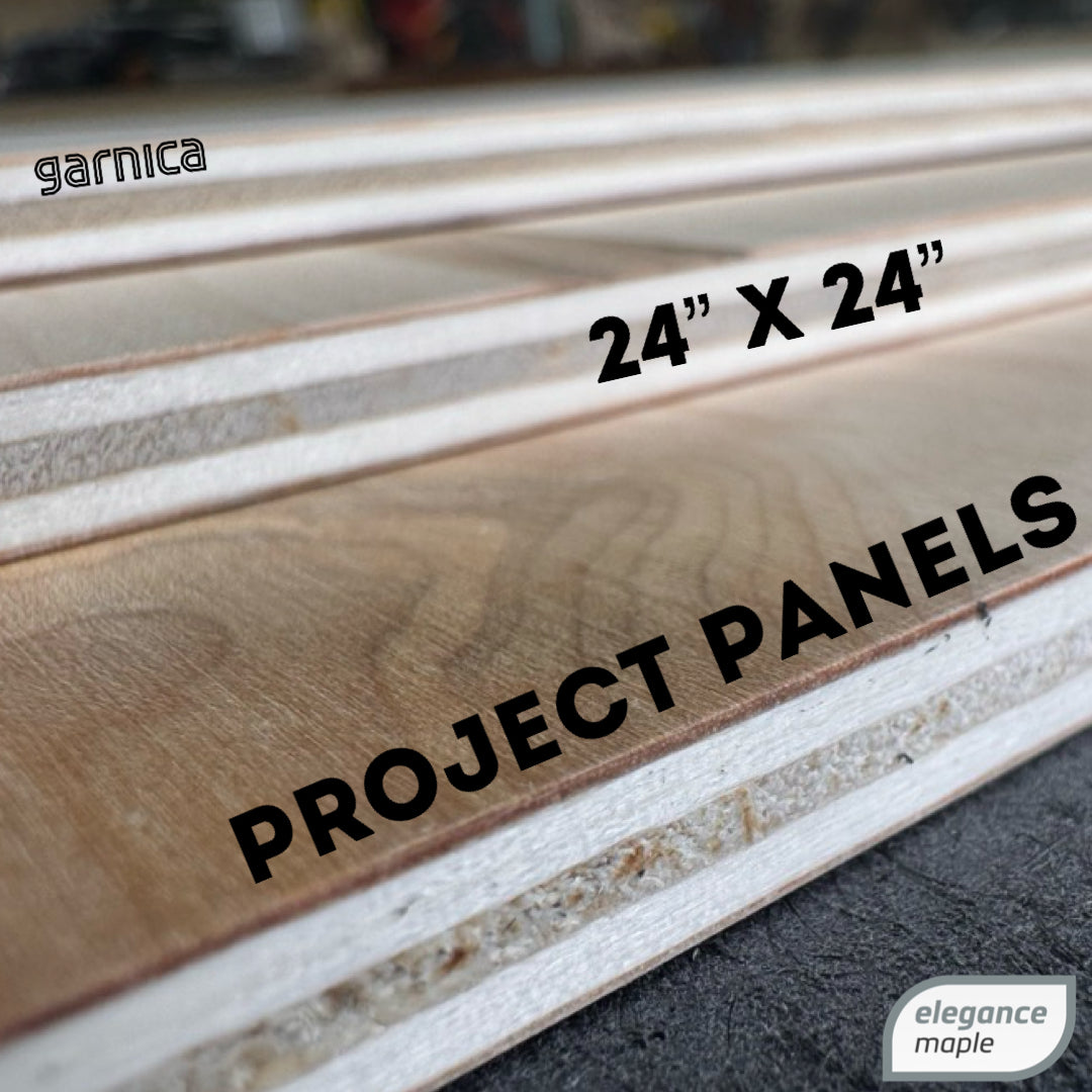 24”x 24” 1/4” Superior Project Panels 3ct. Poplar Core Maple Veneer