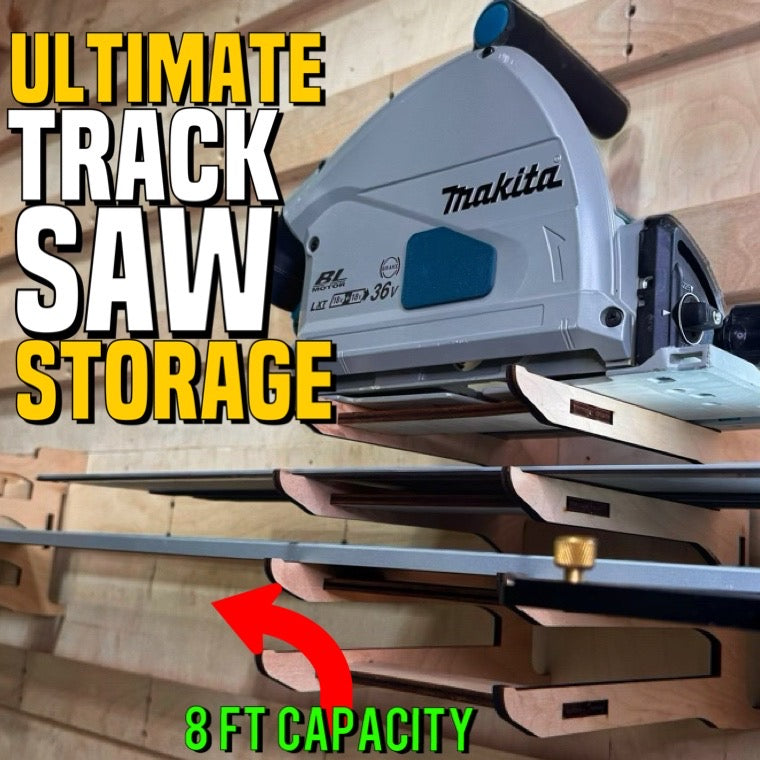 Track Saw/Track Combo Storage with French Cleat