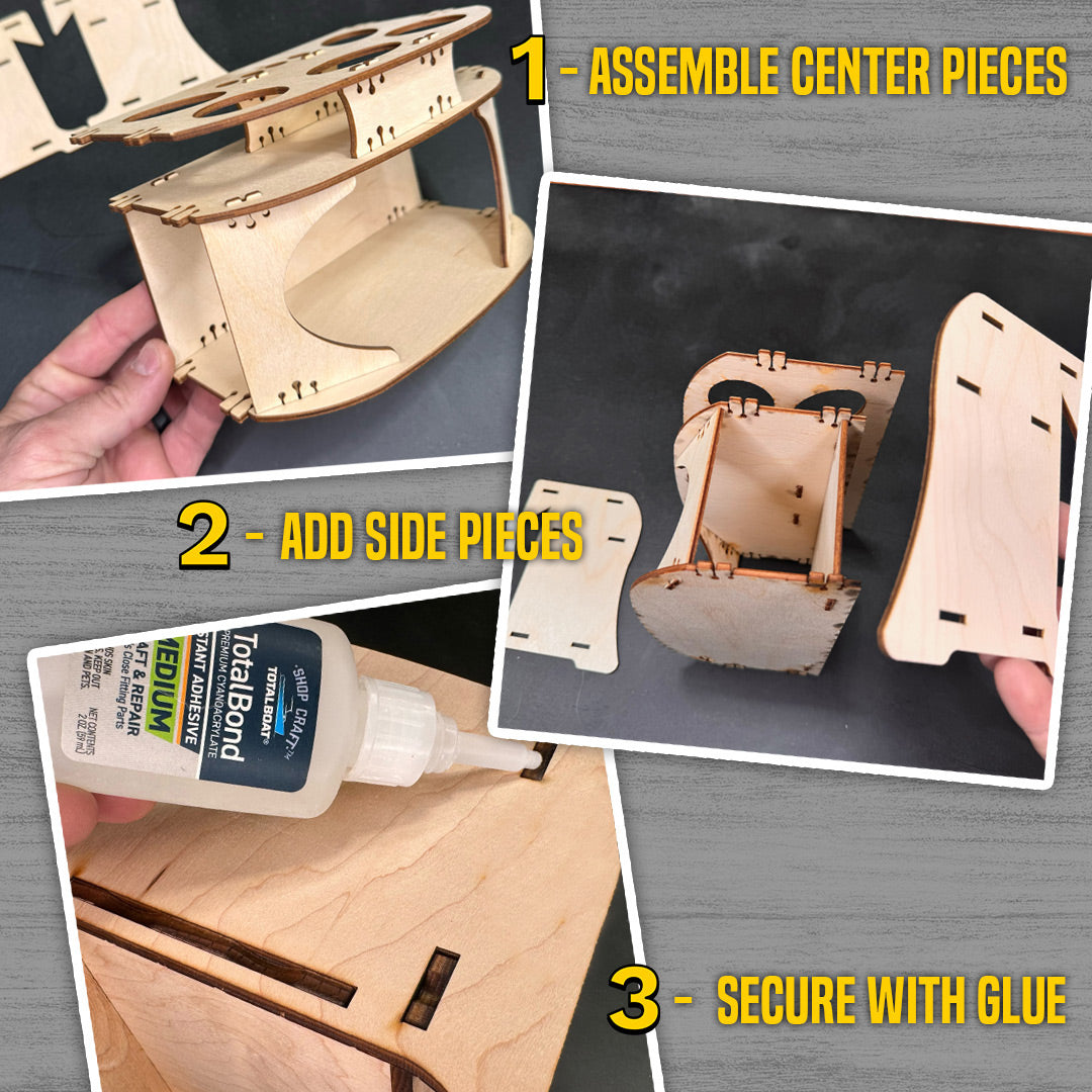 BALTIC BIRCH Glue Caddy with French Cleat