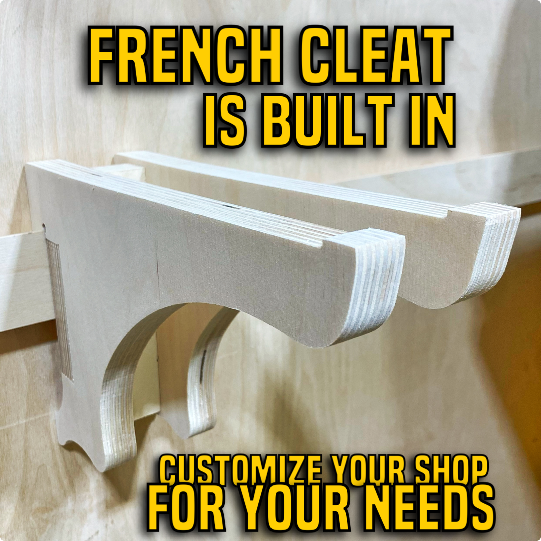 CLAMP BRACKET with French Cleat