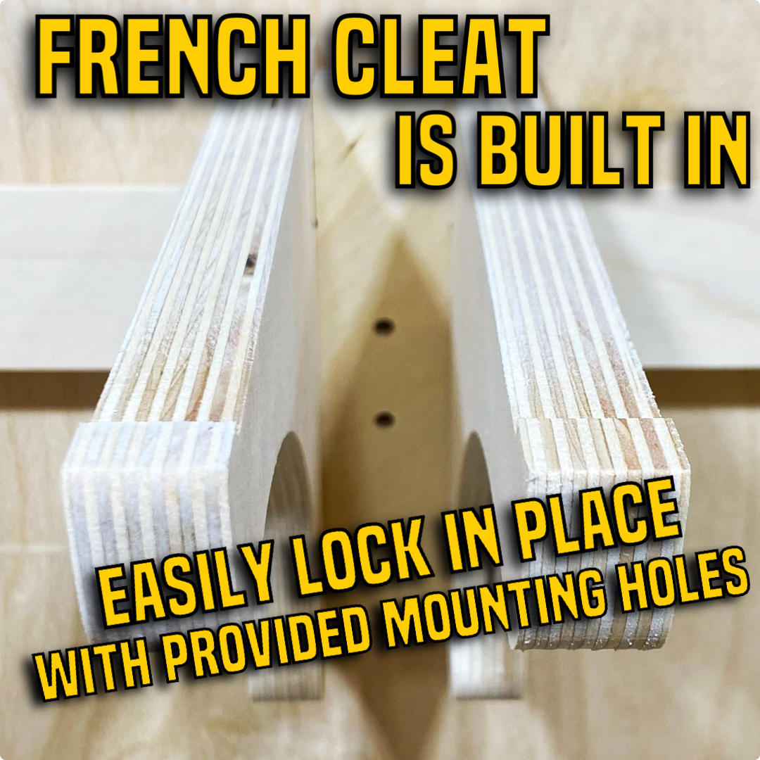 CLAMP BRACKET with French Cleat