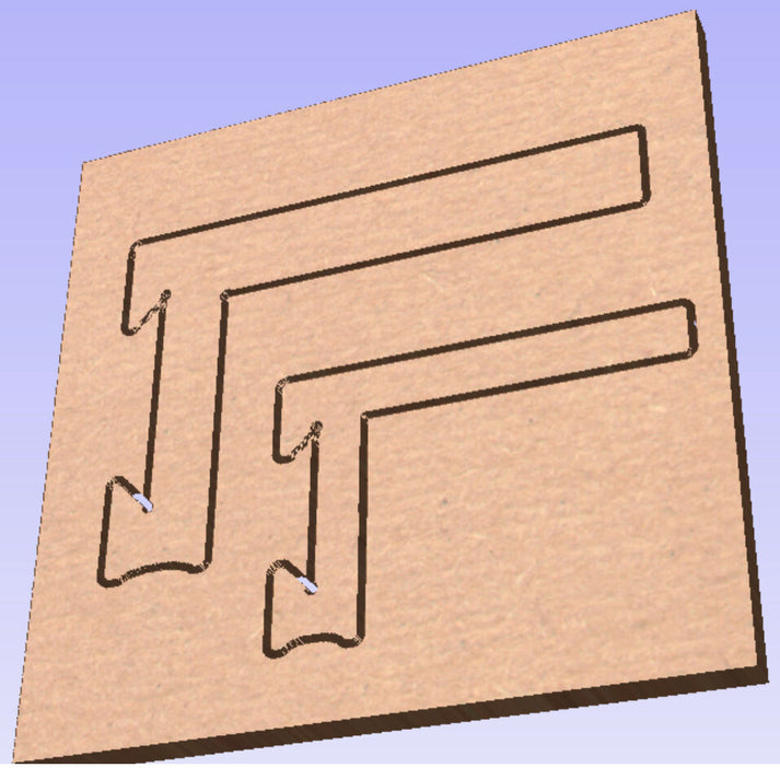 DIGITAL FILE - French Cleat Brackets, 2 Styles, 2 Sizes – A Glimpse Inside