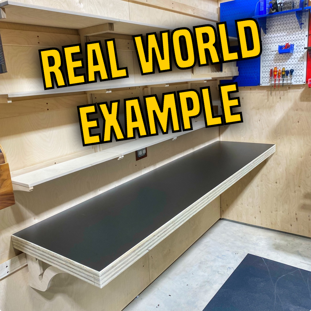 DIGITAL FILE - French Cleat Work Surface Mount – A Glimpse Inside