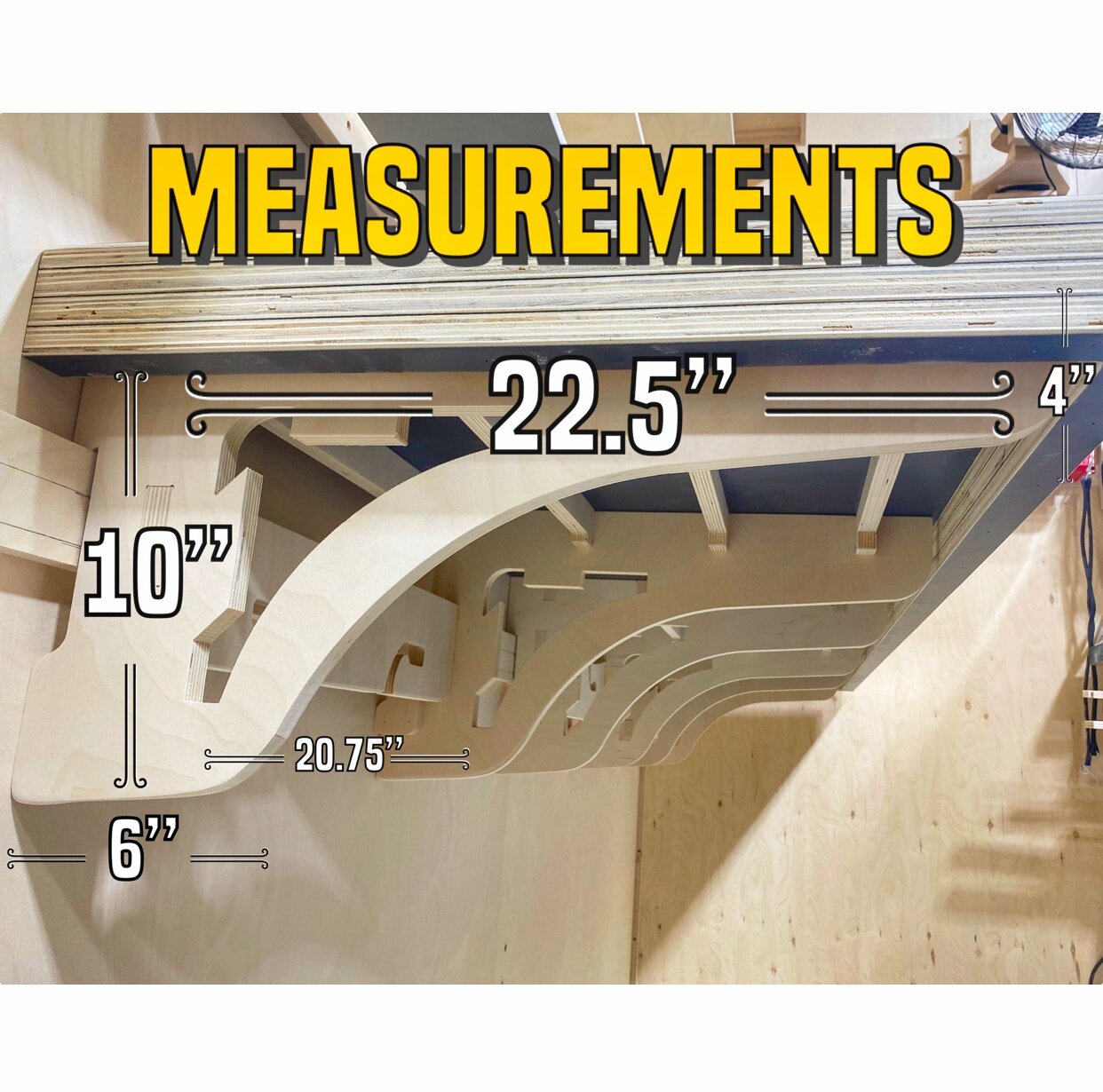 DIGITAL FILE - French Cleat Work Surface Mount