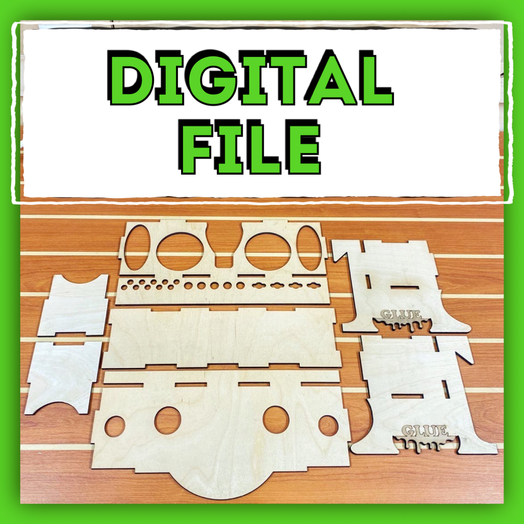 DIGITAL FILE - PVA Glue Caddy with French Cleat