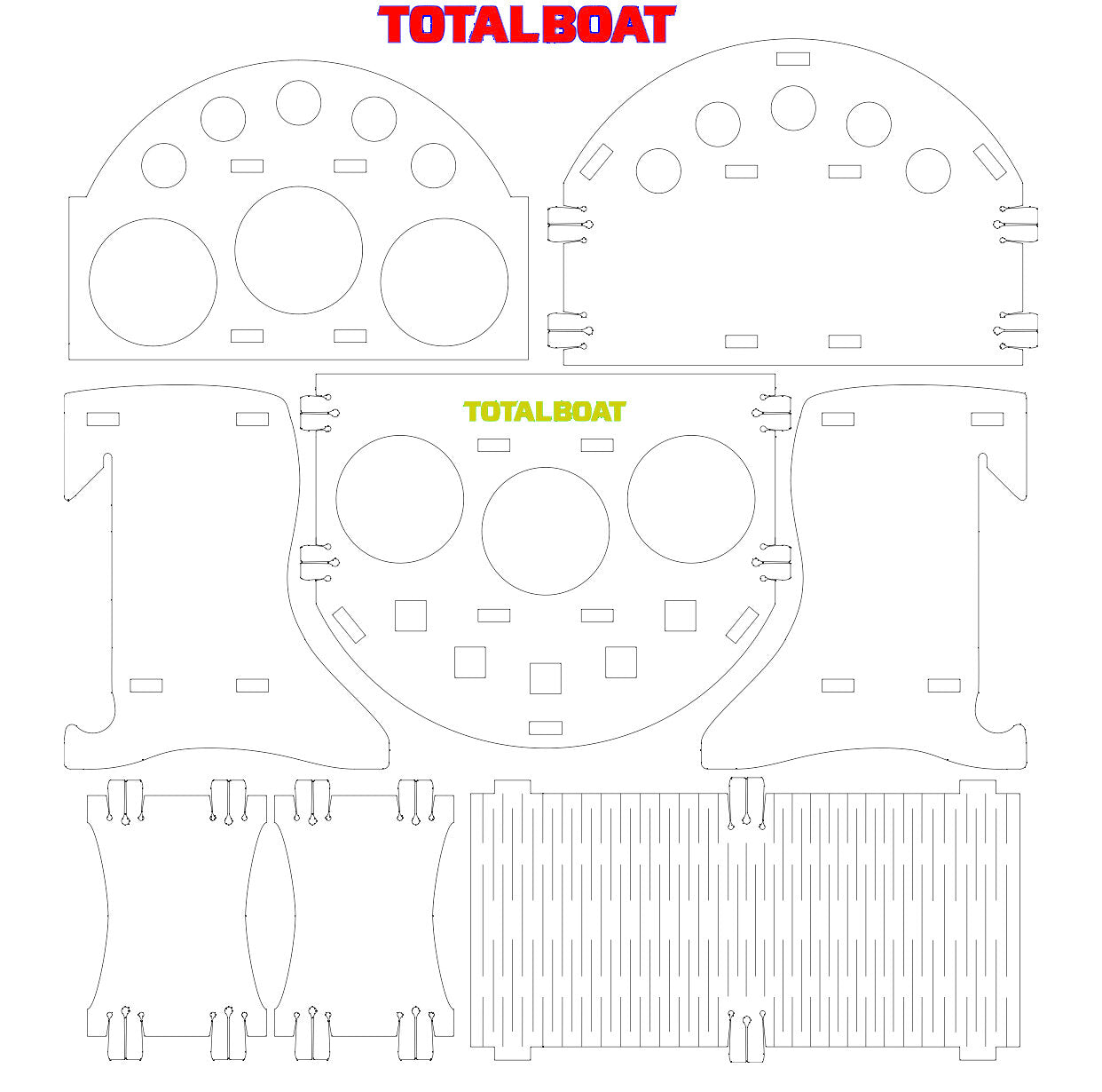 DIGITAL FILE - Total Boat THIXO / Caulk Caddy with French Cleat