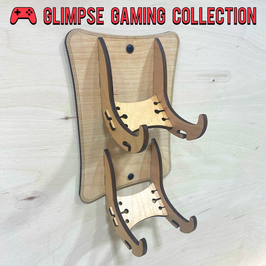 Dual Video Game Controller Wall Mount