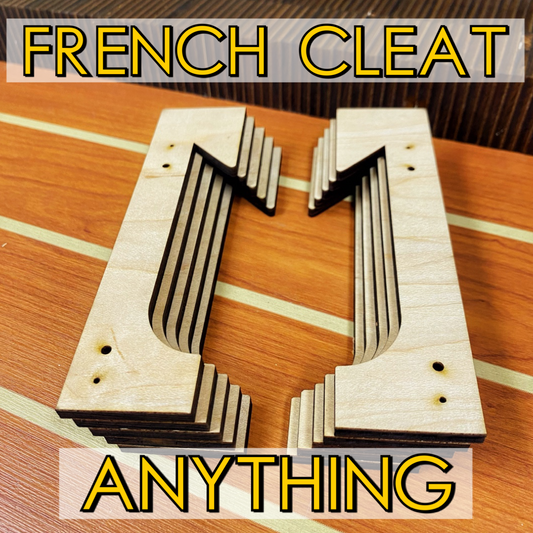 FRENCH CLEAT ANYTHING Brackets, 10 pack