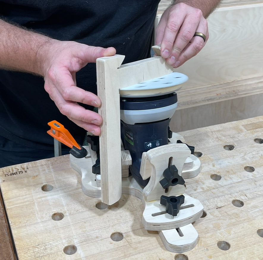 DIGITAL FILE - Upside Down Orbital Sander Mount Jig !