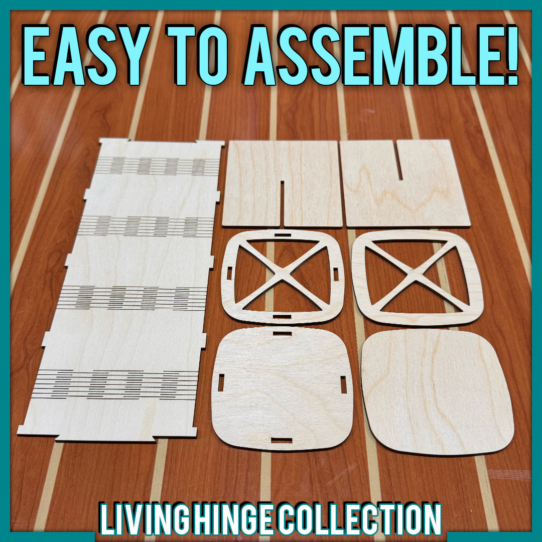 Large Item Holder "Living Hinge Collection"