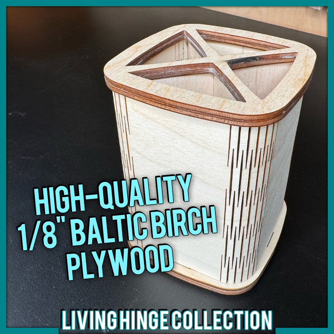 Large Item Holder "Living Hinge Collection"