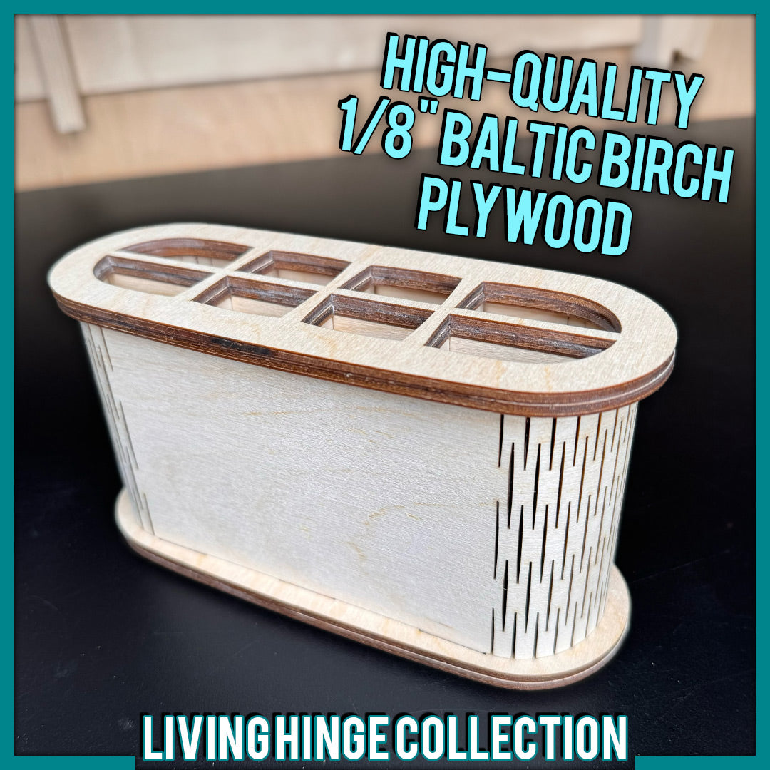 Pen & Pencil Holder "Living Hinge Collection"