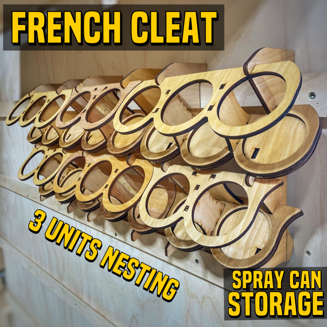Spray Can Storage With French Cleat A Glimpse Inside Spray Can Storage With French Cleat A Glimpse Inside