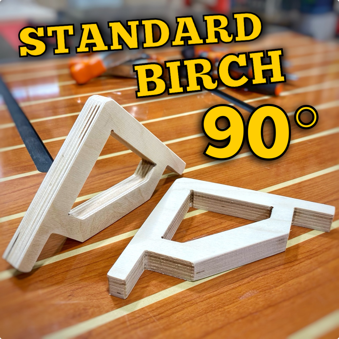 Standard Birch 90° Alignment Blocks, 2 count