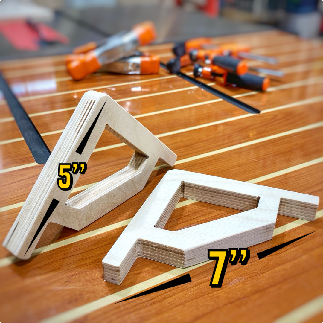 Standard Birch 90° Alignment Blocks, 2 count