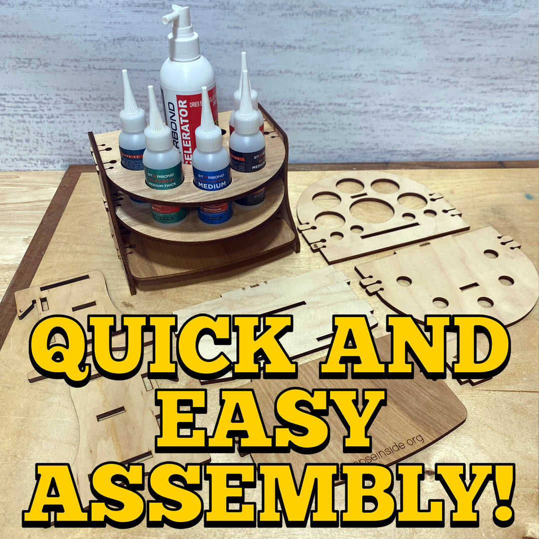 STARBOND CA Glue Caddy with French Cleat