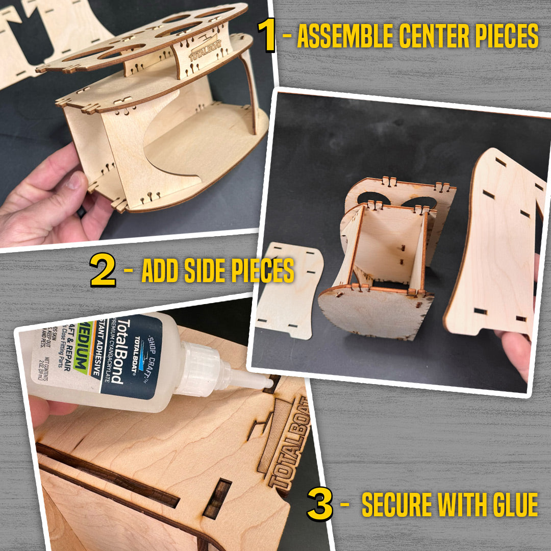 TotalBoat CA Glue Caddy with French Cleat